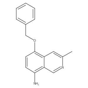 5-(Benzyloxy)-3-methylisoquinolin-8-amine Structure
