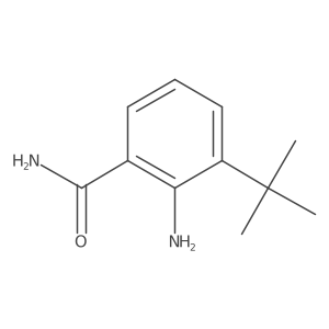 2-Amino-3-(tert-butyl)benzamide Structure