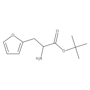 tert-butyl (2R)-2-amino-3-(furan-2-yl)propanoate Structure