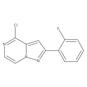4-Chloro-2-(2-fluorophenyl)pyrazolo[1,5-a]pyrazine Structure