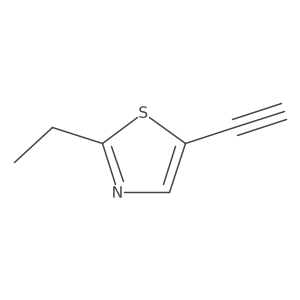 2-Ethyl-5-ethynyl-1,3-thiazole结构式