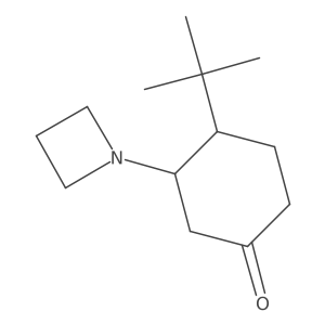 3-(Azetidin-1-yl)-4-tert-butylcyclohexan-1-one Structure