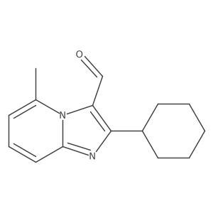2-Cyclohexyl-5-methylimidazo[1,2-a]pyridine-3-carbaldehyde Structure