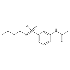 N-{3-[(butylimino)(chloro)oxo-lambda6-sulfanyl]phenyl}acetamide结构式