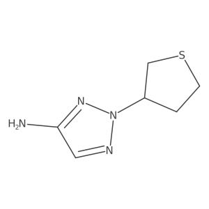 2-(thiolan-3-yl)-2H-1,2,3-triazol-4-amine Structure