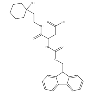 3-({[(9H-fluoren-9-yl)methoxy]carbonyl}amino)-3-{[2-(1-hydroxycyclohexyl)ethyl]carbamoyl}propanoic acid Structure