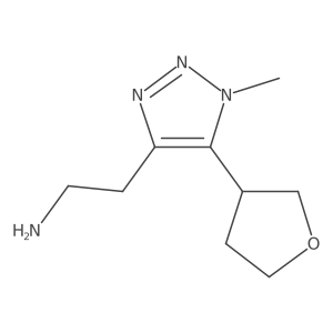 2-[1-methyl-5-(oxolan-3-yl)-1H-1,2,3-triazol-4-yl]ethan-1-amine Structure