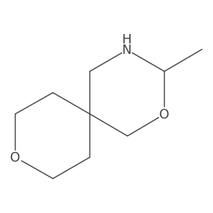 3-Methyl-2,9-dioxa-4-azaspiro[5.5]undecane Structure
