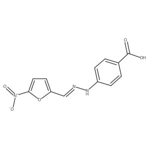 5-Nitrofurfural 4-carboxyphenylhydrazone Structure