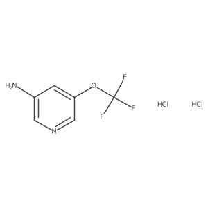 5-(Trifluoromethoxy)pyridin-3-amine dihydrochloride结构式