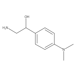(1R)-2-amino-1-[4-(dimethylamino)phenyl]ethan-1-ol Structure