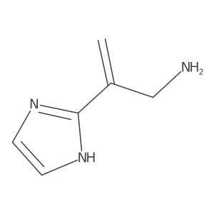 2-(1H-imidazol-2-yl)prop-2-en-1-amine结构式