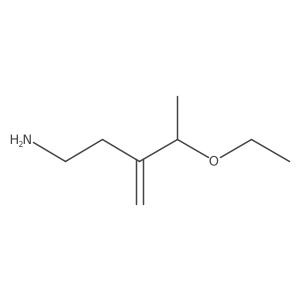 4-Ethoxy-3-methylidenepentan-1-amine结构式