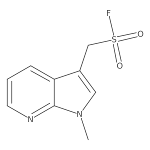 {1-methyl-1H-pyrrolo[2,3-b]pyridin-3-yl}methanesulfonyl fluoride Structure