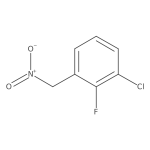 1-Chloro-2-fluoro-3-(nitromethyl)benzene结构式
