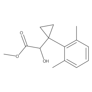Methyl 2-[1-(2,6-dimethylphenyl)cyclopropyl]-2-hydroxyacetate结构式