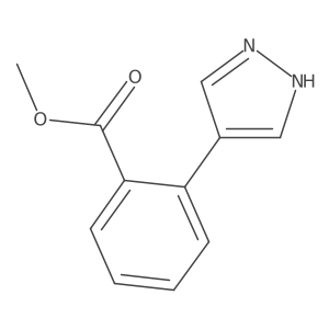 methyl 2-(1H-pyrazol-4-yl)benzoate Structure