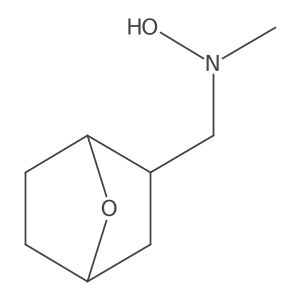 N-methyl-N-({7-oxabicyclo[2.2.1]heptan-2-yl}methyl)hydroxylamine结构式