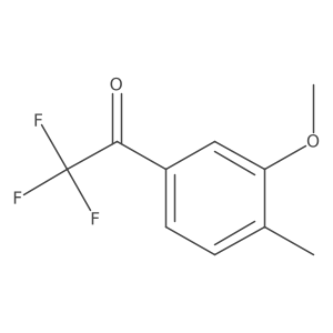 2,2,2-Trifluoro-1-(3-methoxy-4-methylphenyl)ethanone结构式