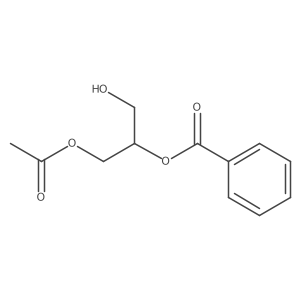 1,2,3-Propanetriol, 1-acetate 2-benzoate, (2R)-结构式