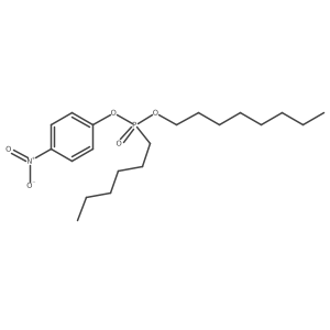 Octyl 4-nitrophenyl hexylphosphonate Structure