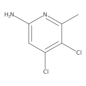 4,5-dichloro-6-methyl-2-Pyridinamine Structure