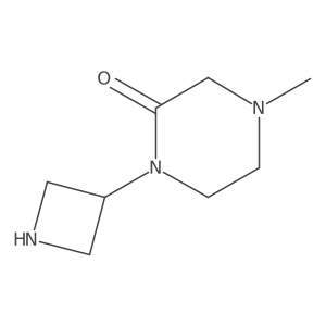 1-(3-azetidinyl)-4-methyl-2-Piperazinone Structure