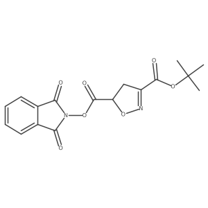 3-tert-butyl 5-(1,3-dioxo-2,3-dihydro-1H-isoindol-2-yl) 4,5-dihydro-1,2-oxazole-3,5-dicarboxylate Structure