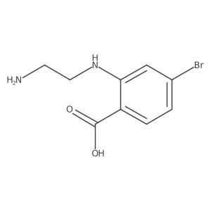 2-[(2-aminoethyl)amino]-4-bromoBenzoic acid Structure