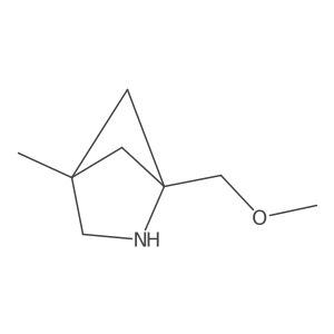 1-(Methoxymethyl)-4-methyl-2-azabicyclo[2.1.1]hexane Structure