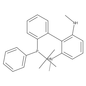 2'-(tert-butyl(phenyl)phosphino)-N2,N6-dimethyl-[1,1'-biphenyl]-2,6-diamine Structure