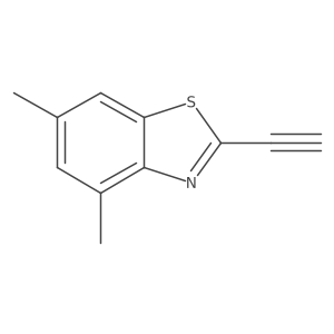 2-Ethynyl-4,6-dimethylbenzo[d]thiazole结构式