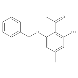 1-(2-(Benzyloxy)-6-hydroxy-4-methylphenyl)ethan-1-one结构式