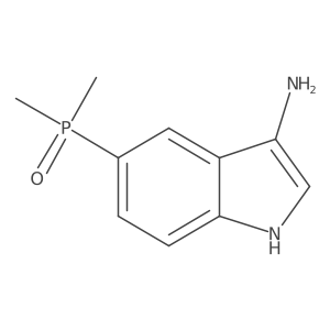 (3-Amino-1H-indol-5-yl)dimethylphosphine oxide结构式
