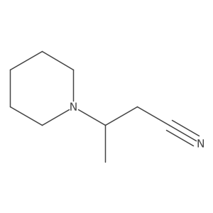 3-(Piperidin-1-yl)butanenitrile Structure