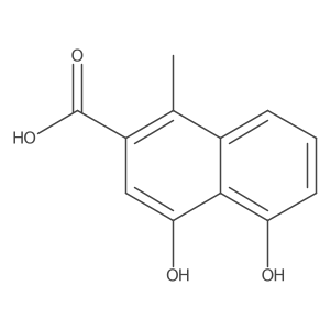 4,5-Dihydroxy-1-methylnaphthalene-2-carboxylic acid Structure