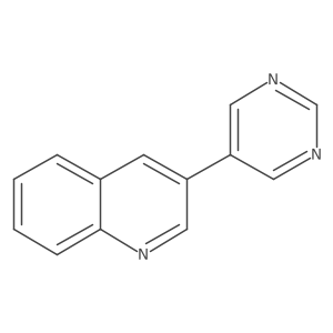 3-Pyrimidin-5-ylquinoline Structure