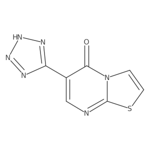 6-(1H-1,2,3,4-tetrazol-5-yl)-5H-[1,3]thiazolo[3,2-a]pyrimidin-5-one结构式
