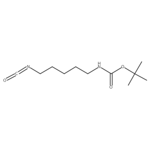 5-t-Butoxycarbonylaminopentyl isocyanate Structure