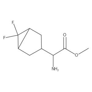 Methyl amino(6,6-difluorobicyclo[3.1.0]hex-3-yl)acetate Structure