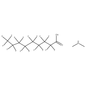 Heptadecafluorononanoic acid--N-methylmethanamine (1/1) Structure