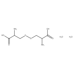 S-(((R)-2-Amino-2-carboxyethyl)thio)-D-cysteine dihydrate Structure