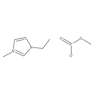 1-Ethyl-3-methylimidazolium methyl phosphonate结构式