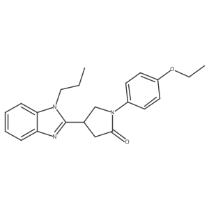 1-(4-ethoxyphenyl)-4-(1-propyl-1H-1,3-benzodiazol-2-yl)pyrrolidin-2-one Structure