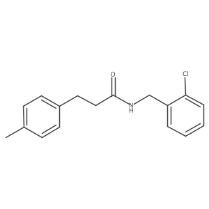 N-(2-chlorobenzyl)-3-(4-methylphenyl)propanamide Structure