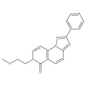 7-(2-methoxyethyl)-2-(pyridin-4-yl)pyrido[3,4-e][1,2,4]triazolo[1,5-a]pyrimidin-6(7H)-one Structure