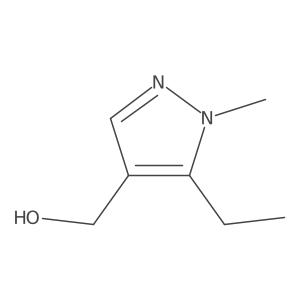 (5-ethyl-1-methyl-1H-pyrazol-4-yl)methanol Structure