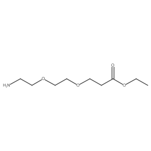 Ethyl 3-[2-(2-aminoethoxy)ethoxy]propanoate Structure