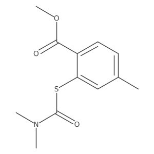 Methyl 2-[(dimethylcarbamoyl)sulfanyl]-4-methylbenzoate Structure