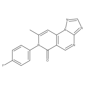 7-(4-fluorophenyl)-8-methylpyrido[3,4-e][1,2,4]triazolo[1,5-a]pyrimidin-6(7H)-one Structure